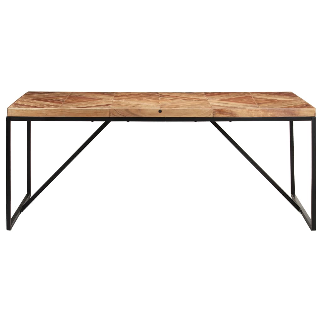 Dining table 180x90x76 cm acacia and mango solid wood
