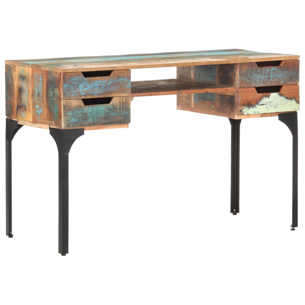 Desk 118x48x75 cm Recycled solid wood