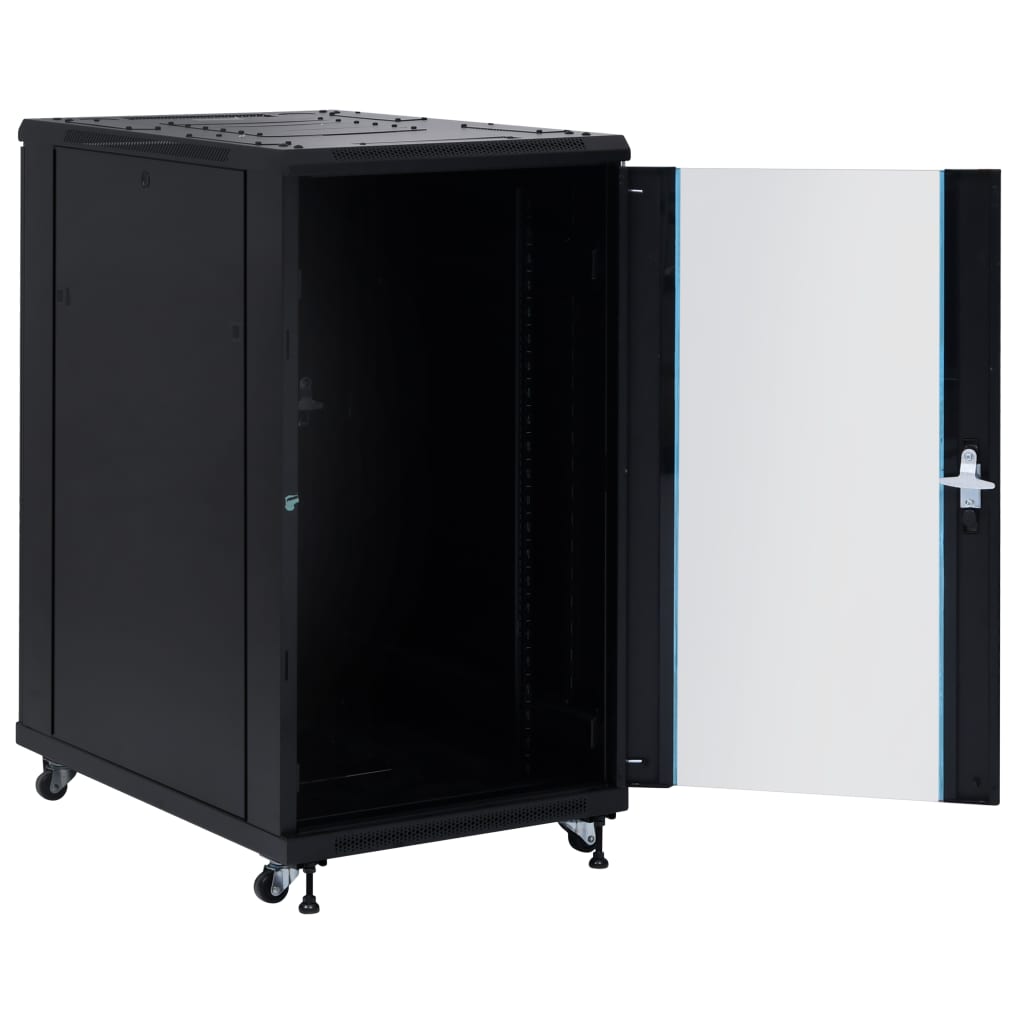 22U network cabinet with wheels 19" IP20 1050x600x1170 mm