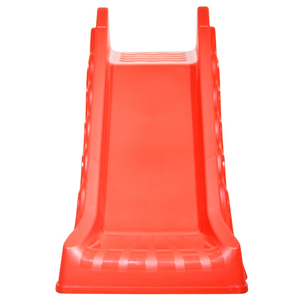 Foldable Slide for Children Indoor Outdoor Red and Yellow