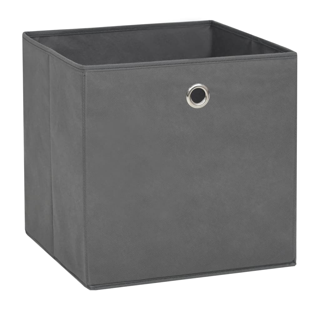 Storage boxes 4 pcs. Non-woven fabric 28x28x28 cm gray