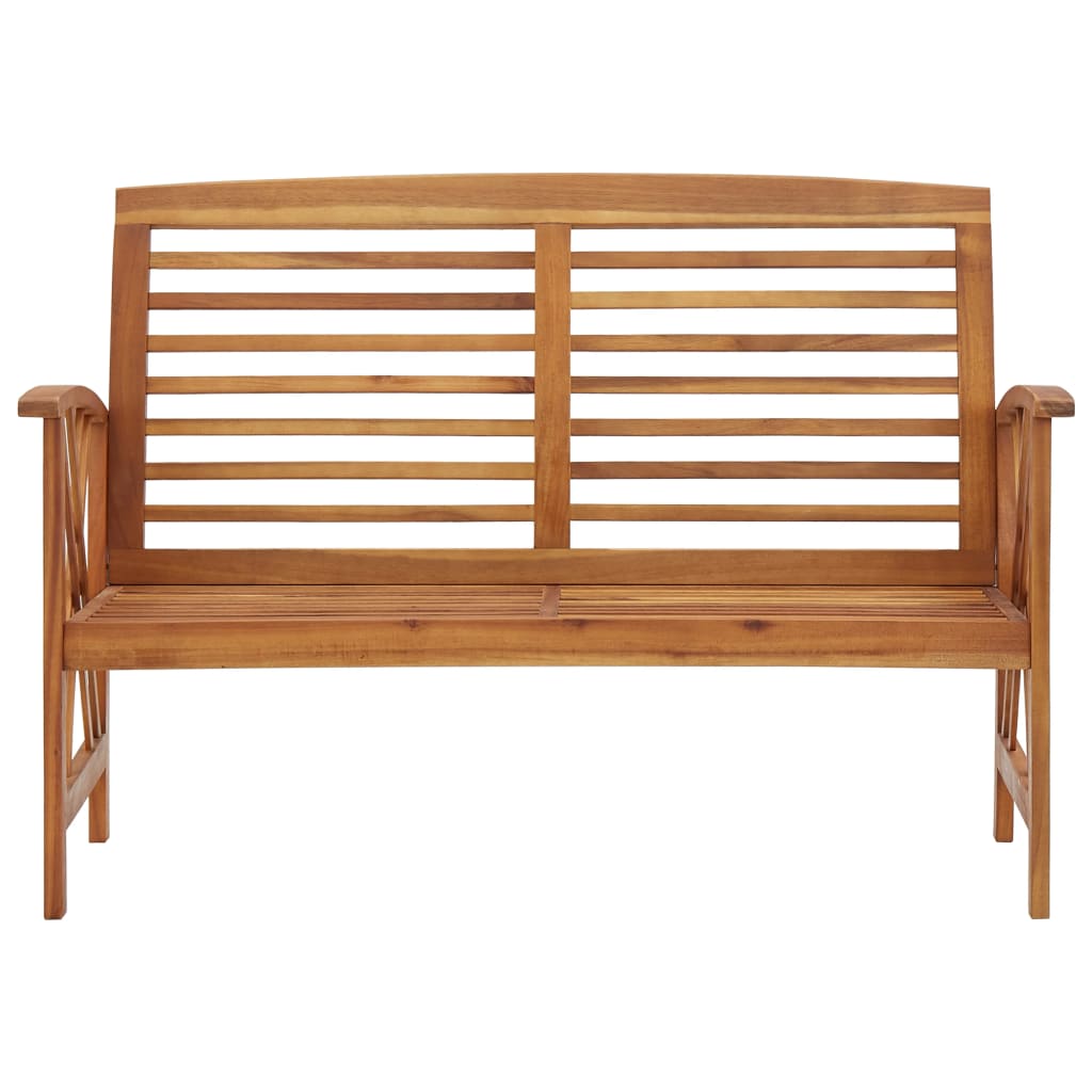 Garden bench 119 cm solid acacia wood