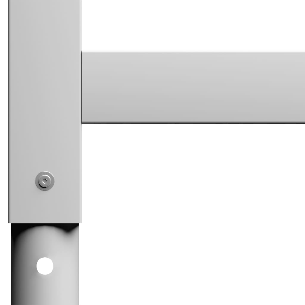 Workbench frame adjustable 2 pieces metal 55x(69-95.5) cm gray