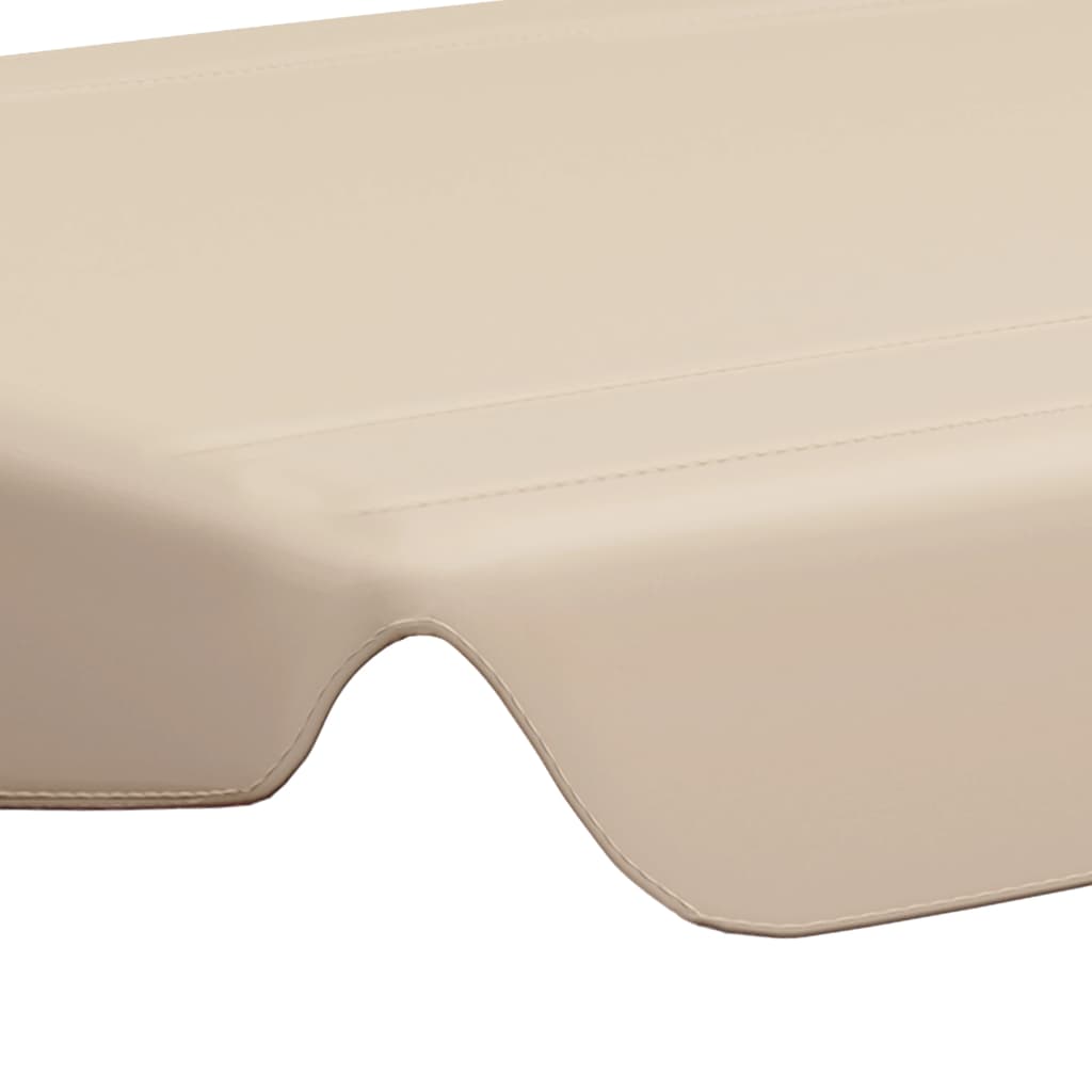 Replacement roof for porch swing beige 188/168x110/145 cm