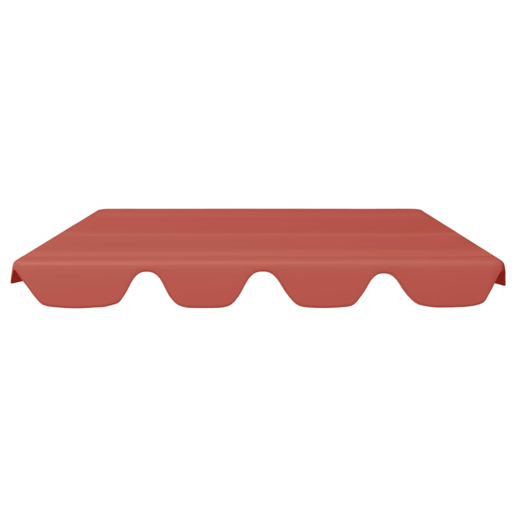 Replacement roof for patio swing terracotta 188/168x110/145 cm