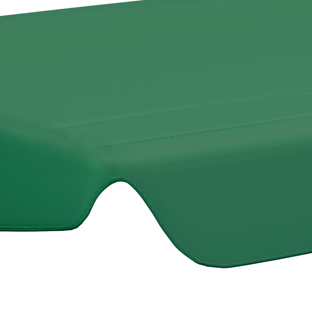 Replacement roof for porch swing green 188/168x110/145 cm