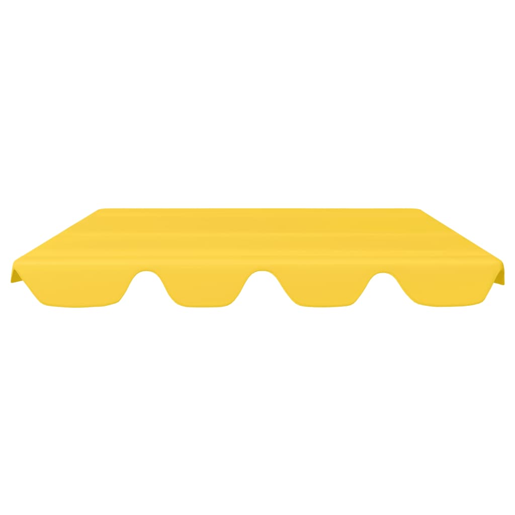 Replacement roof for porch swing yellow 188/168x110/145 cm
