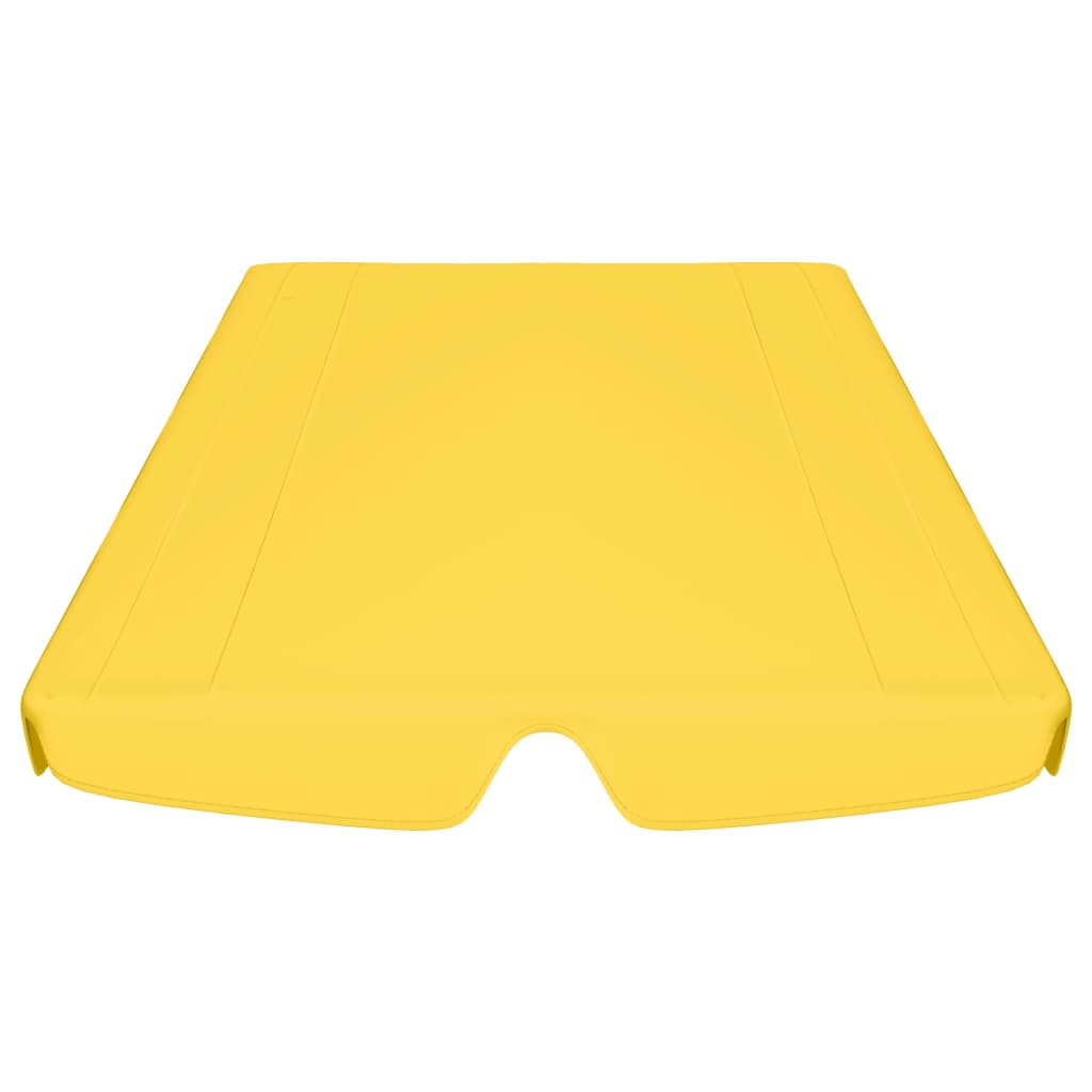 Replacement roof for porch swing yellow 188/168x110/145 cm