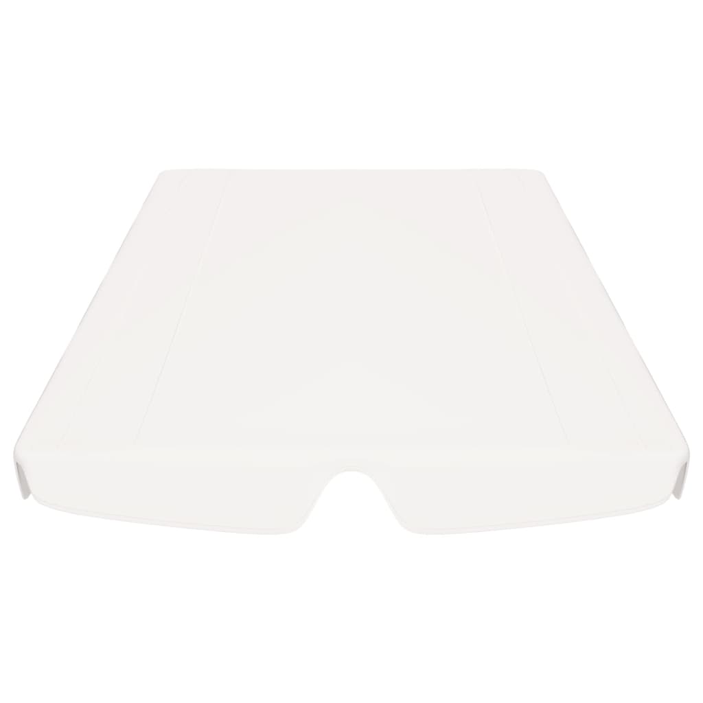 Replacement roof for porch swing white 188/168x110/145 cm