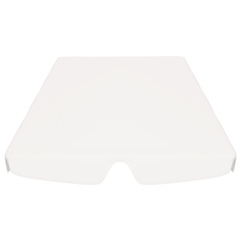 Replacement roof for porch swing white 150/130x70/105 cm