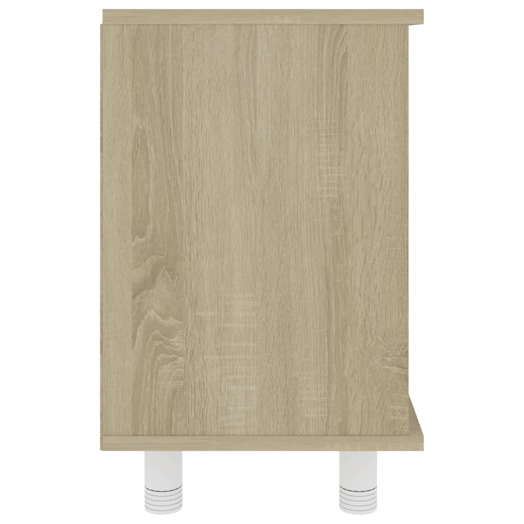 Bathroom cabinet Sonoma oak 60x32x53.5 cm wood material