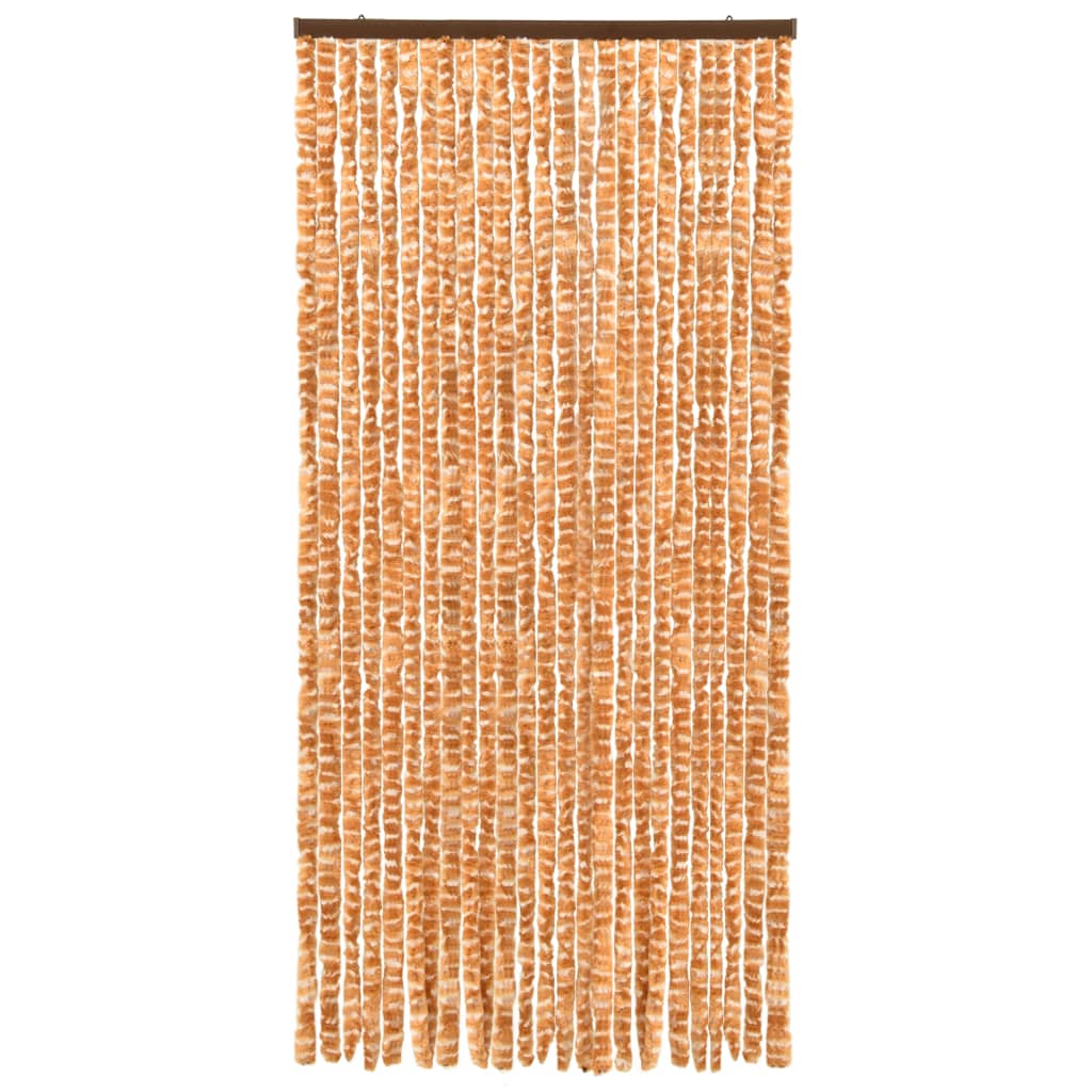 Insect protection curtain ocher and white 100x220 cm chenille