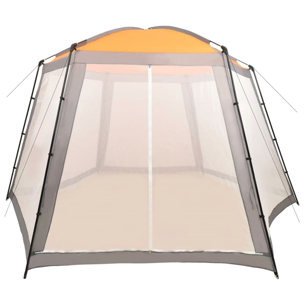 Pool tent fabric 500x433x250 cm gray