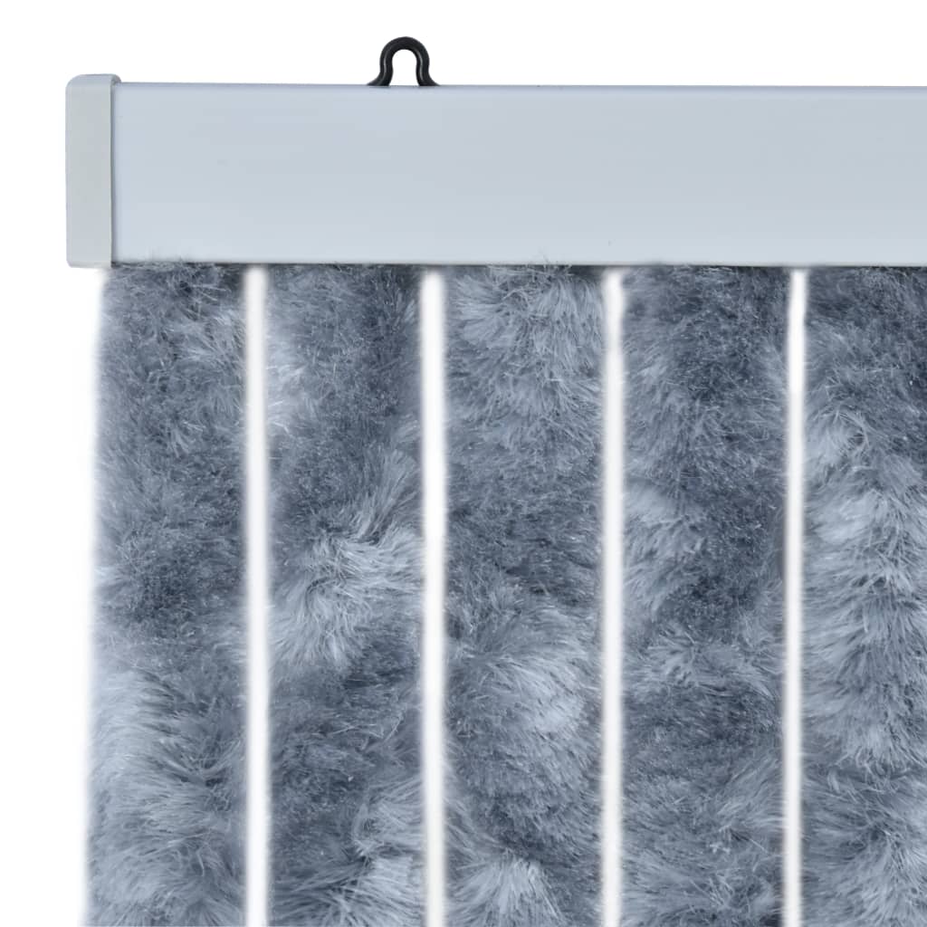 Insect protection curtain silver 90x200 cm chenille