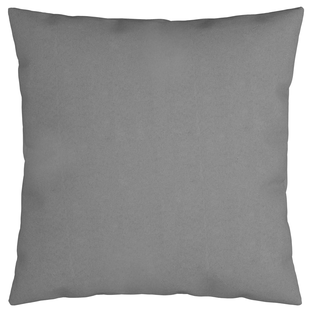 Sofa cushions 4 pcs. Gray 40x40 cm fabric