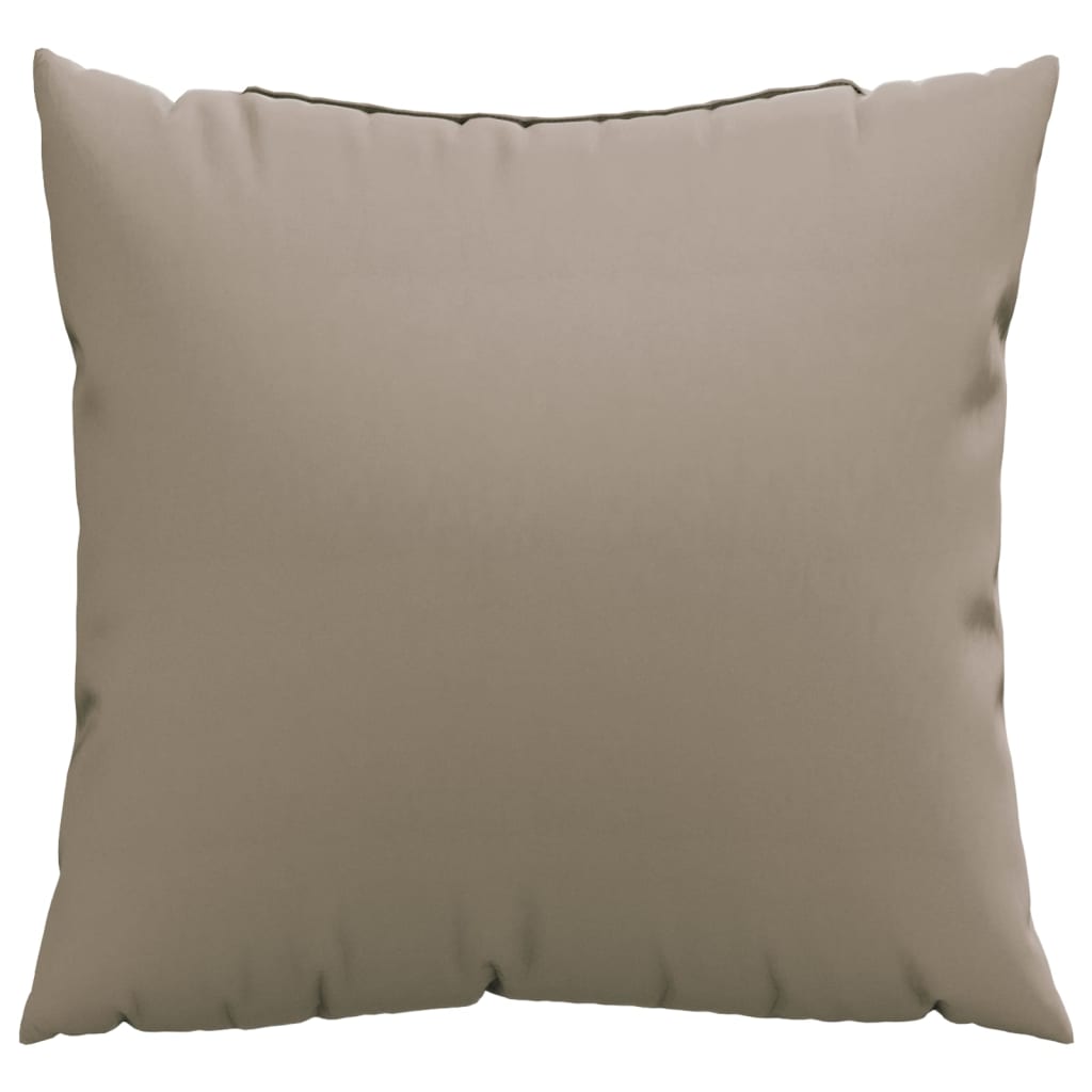 Decorative cushions 4 pcs. Taupe 40x40 cm fabric