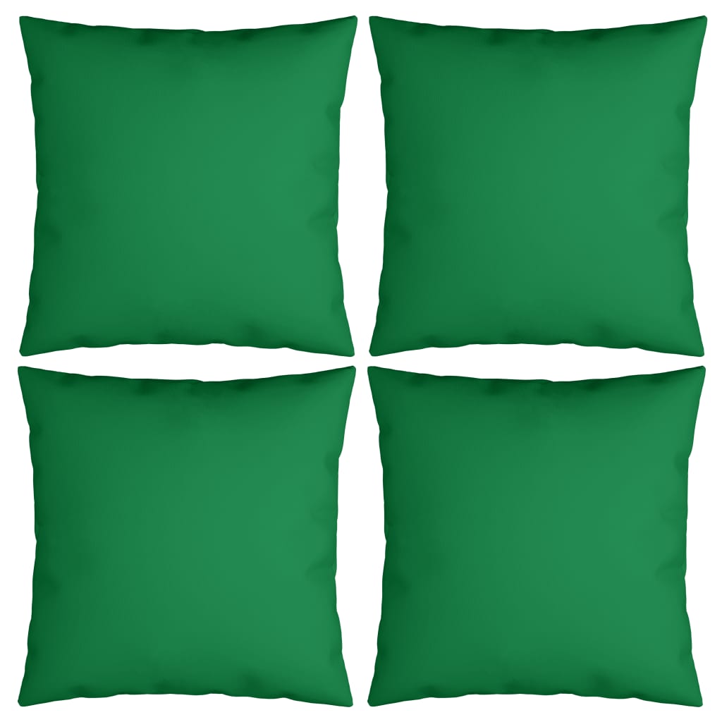 Sofa cushions 4 pcs. Green 50x50 cm fabric