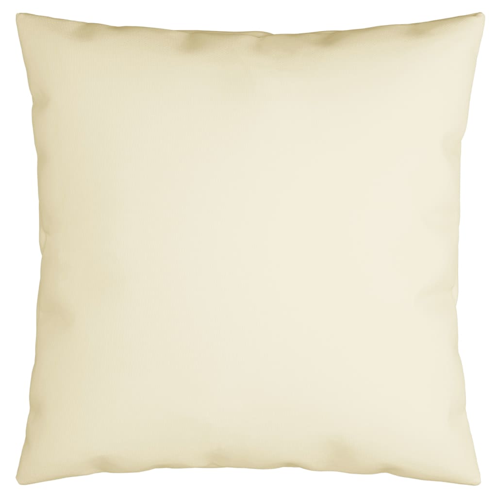 Sofa cushions 4 pcs. Cream white 60x60 cm fabric