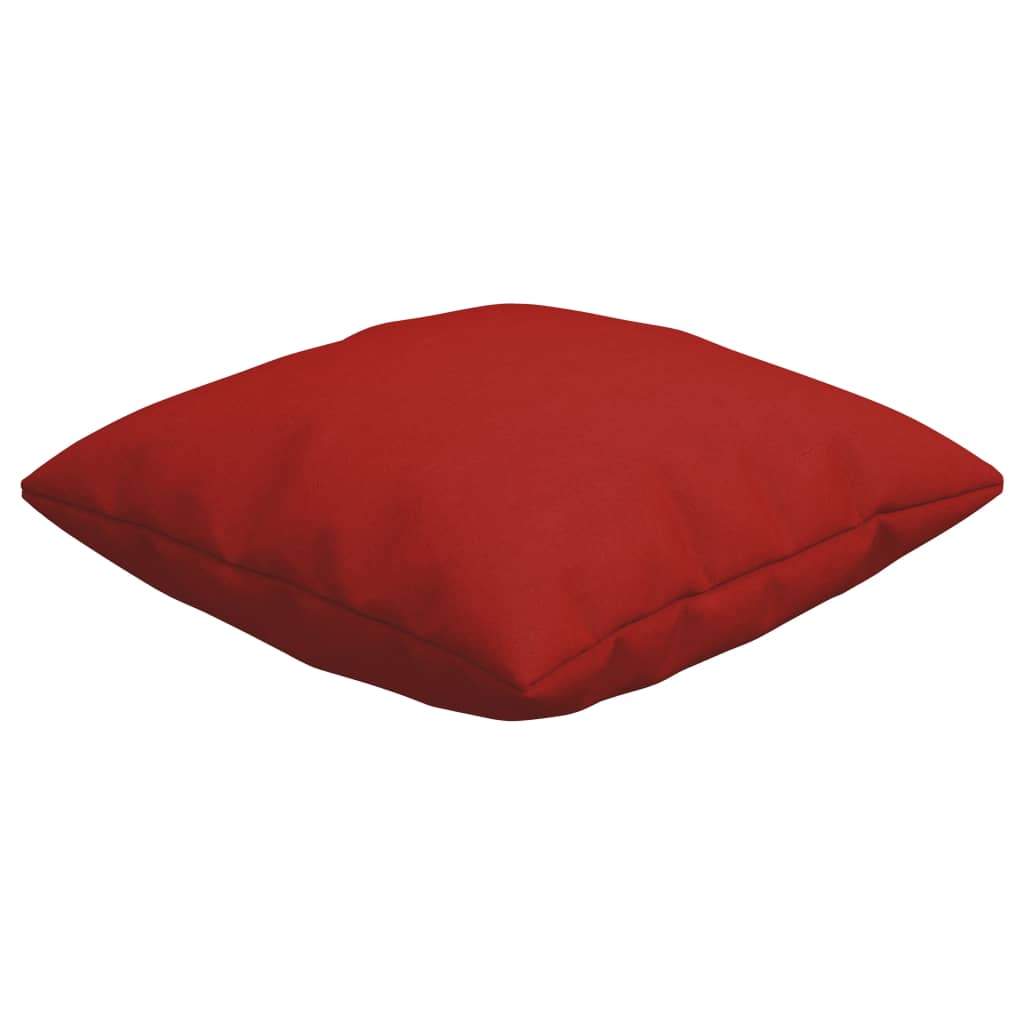 Sofa cushions 4 pcs. Red 60x60 cm fabric