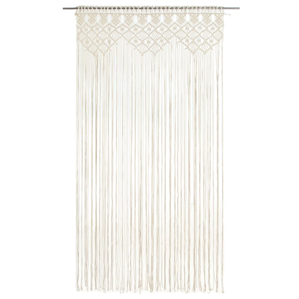 Macrame curtain 140x240 cm cotton