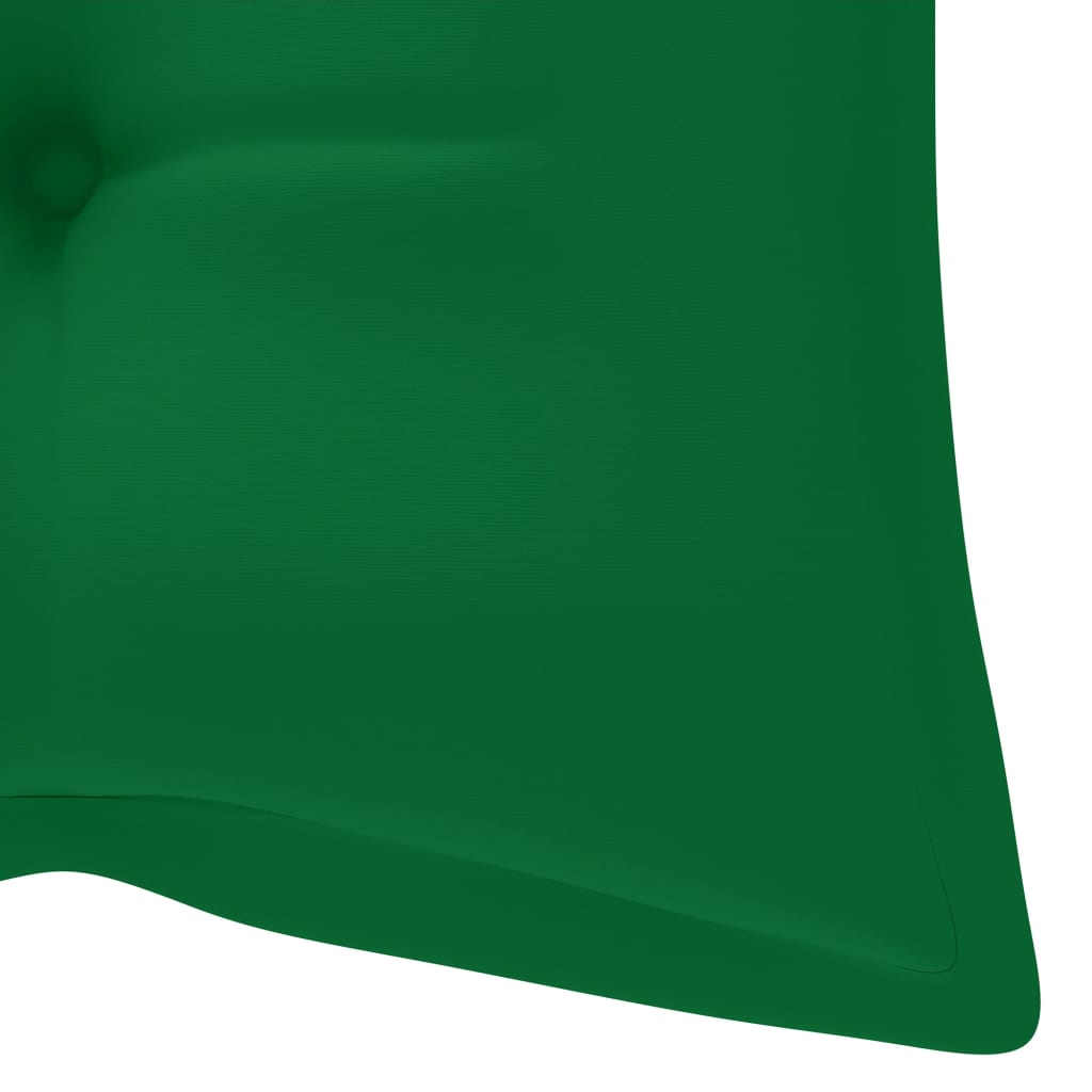 Gartenbank-Auflage Grün 120x50x7 cm Stoff