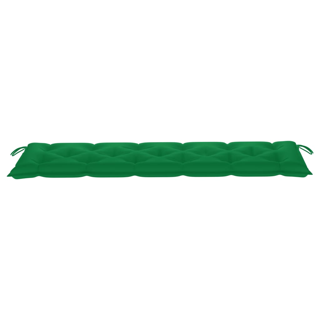 Gartenbank-Auflage Grün 180x50x7 cm Stoff