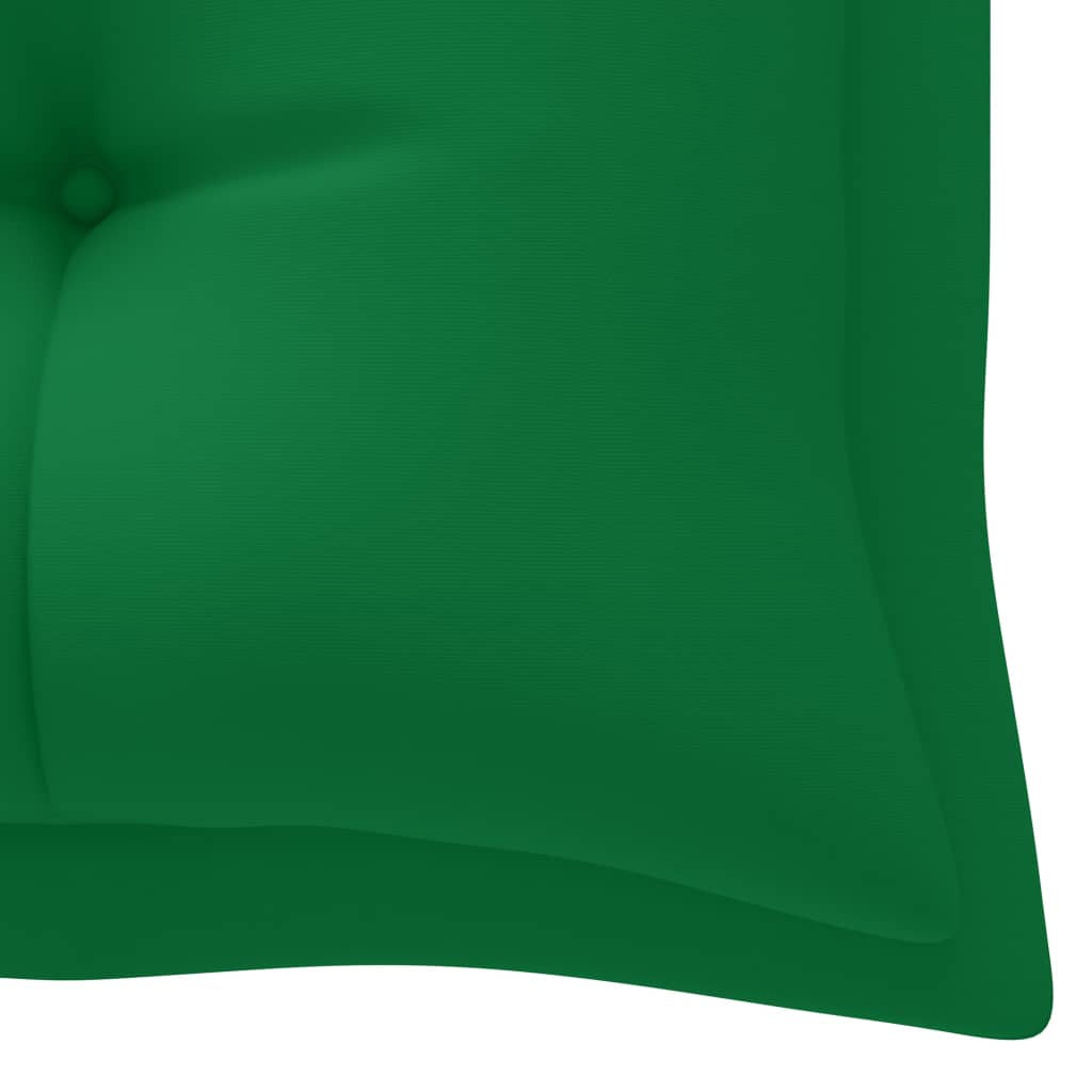 Gartenbank-Auflage Grün 180x50x7 cm Stoff