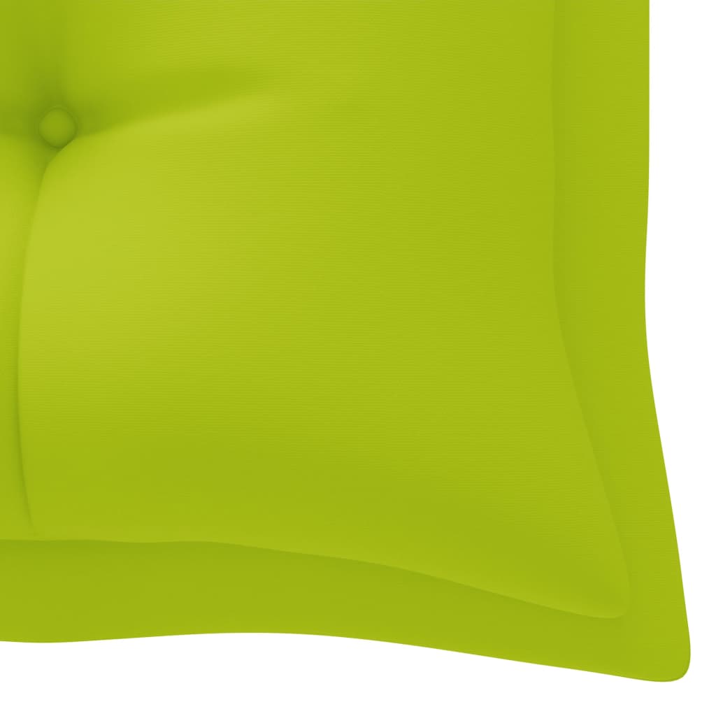 Gartenbank-Auflage Hellgrün 180x50x7 cm Stoff