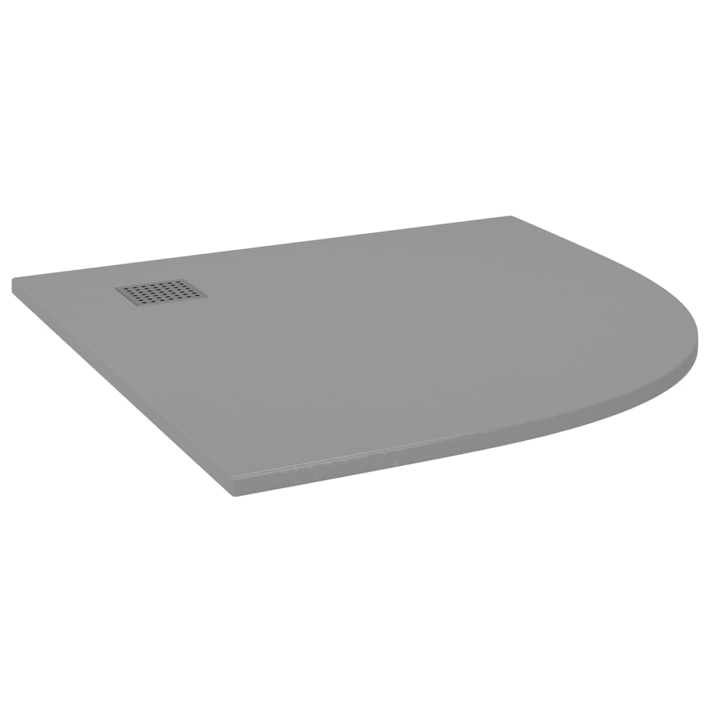 Shower tray SMC Gray 90x90 cm