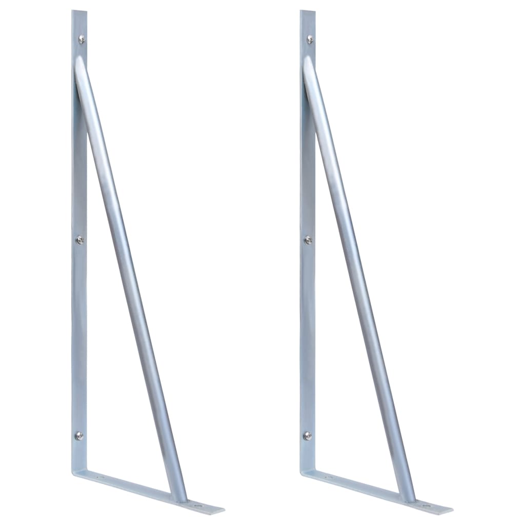 Supports for fence posts 2 pcs. Galvanized steel