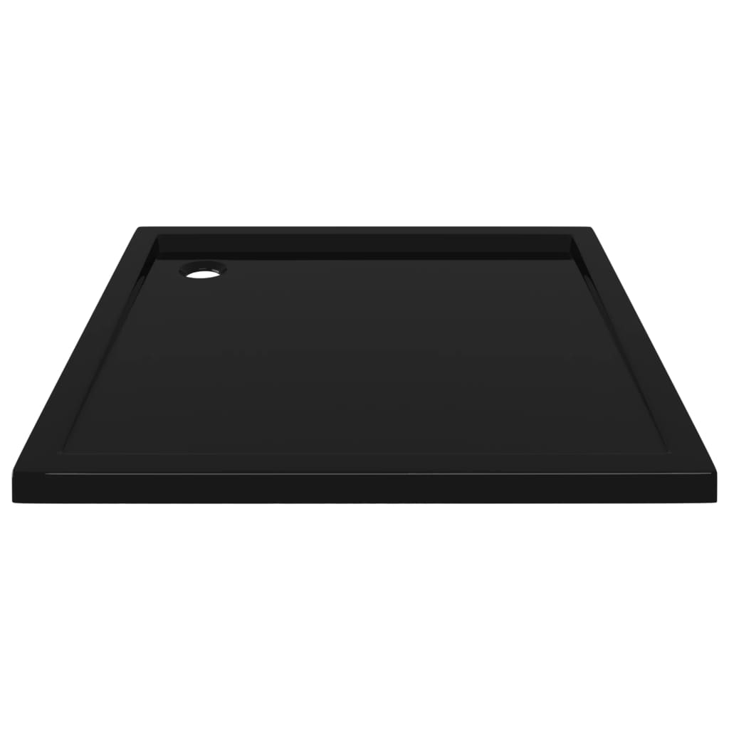 Shower tray ABS square black 80x80 cm