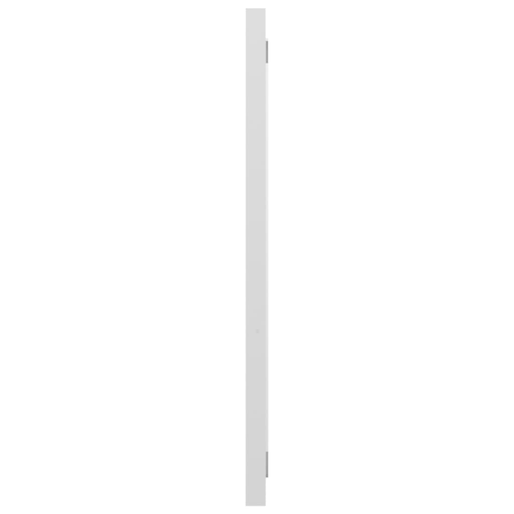 Badspiegel Hochglanz-Weiß 90x1,5x37 cm Holzwerkstoff