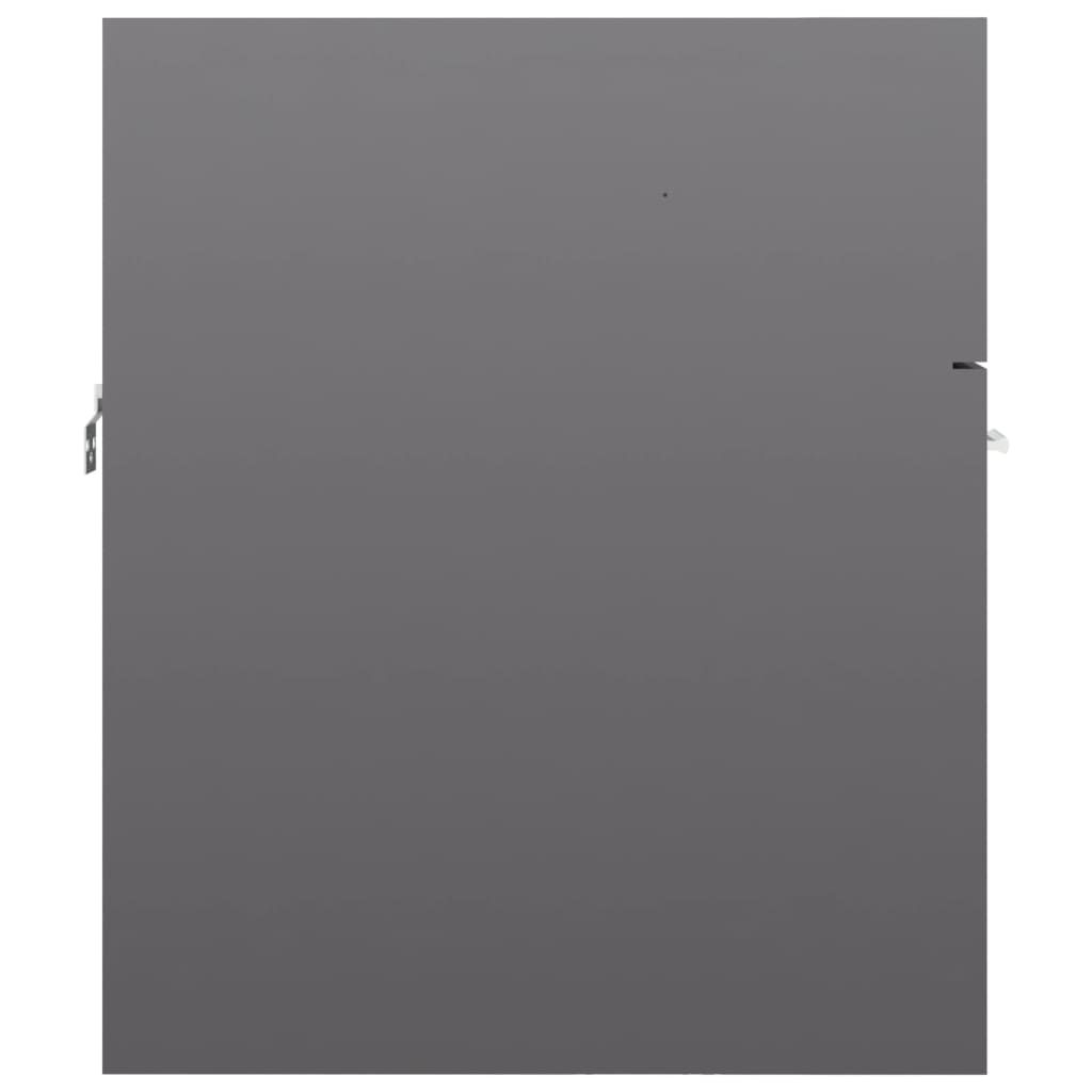 Waschbeckenunterschrank Hochglanz-Grau 41x38,5x46cm