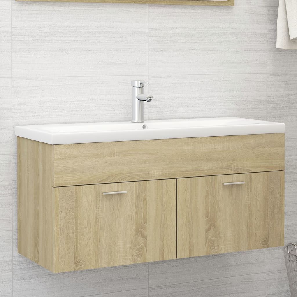 Sink base cabinet Sonoma oak 100x38.5x46cm
