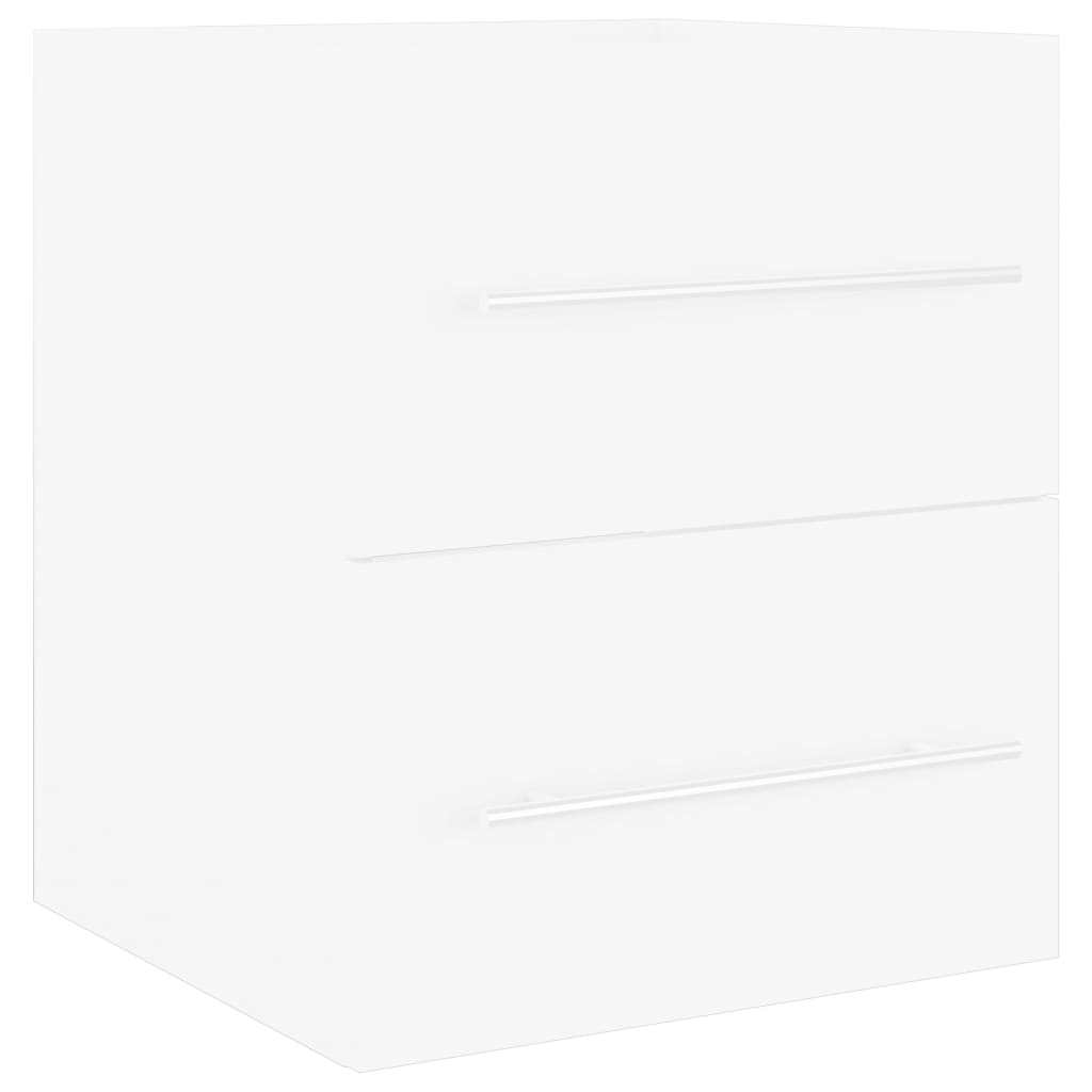 Waschbeckenunterschrank Weiß 41x38,5x48 cm Holzwerkstoff