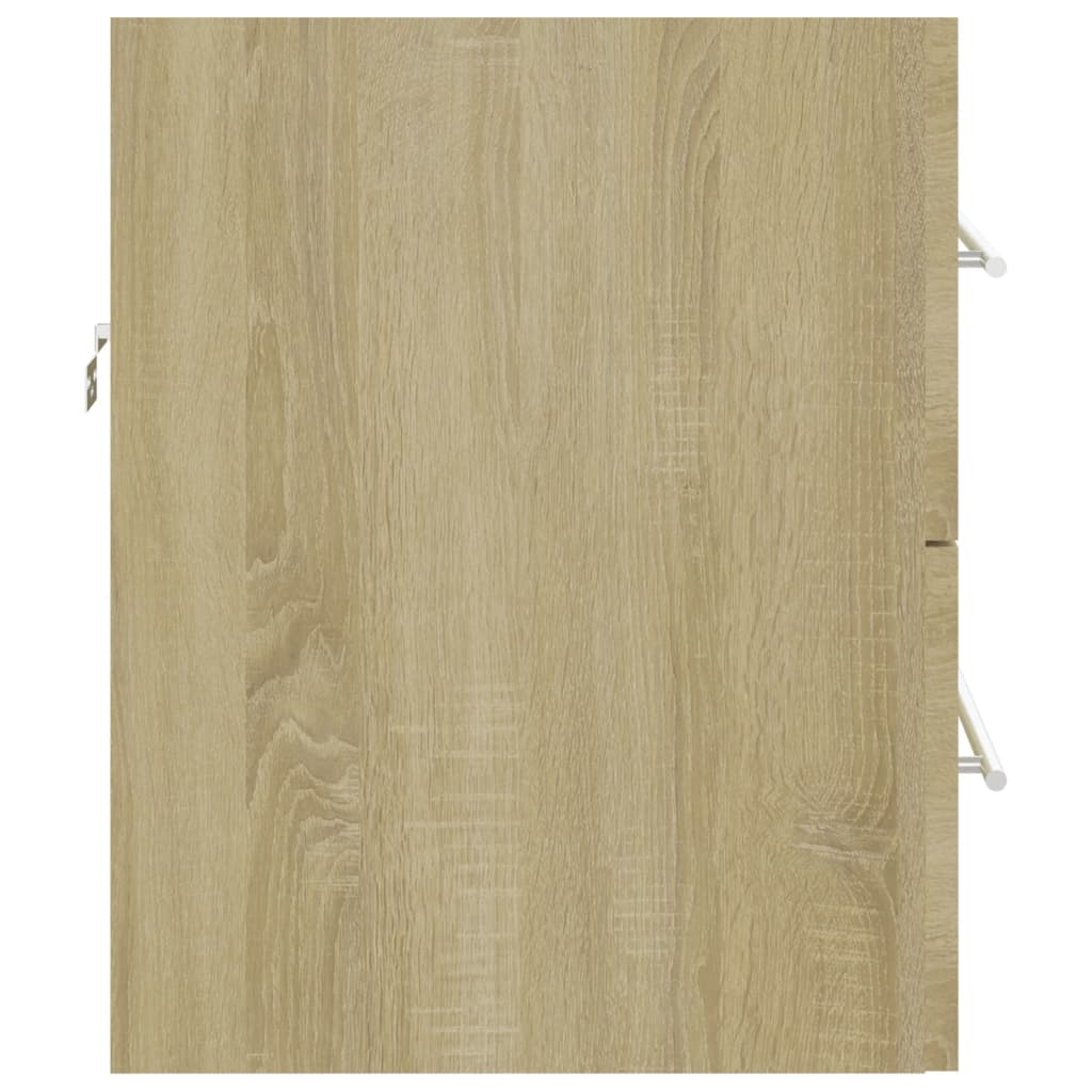 Washbasin cabinet Sonoma oak 60x38.5x48cm wood material