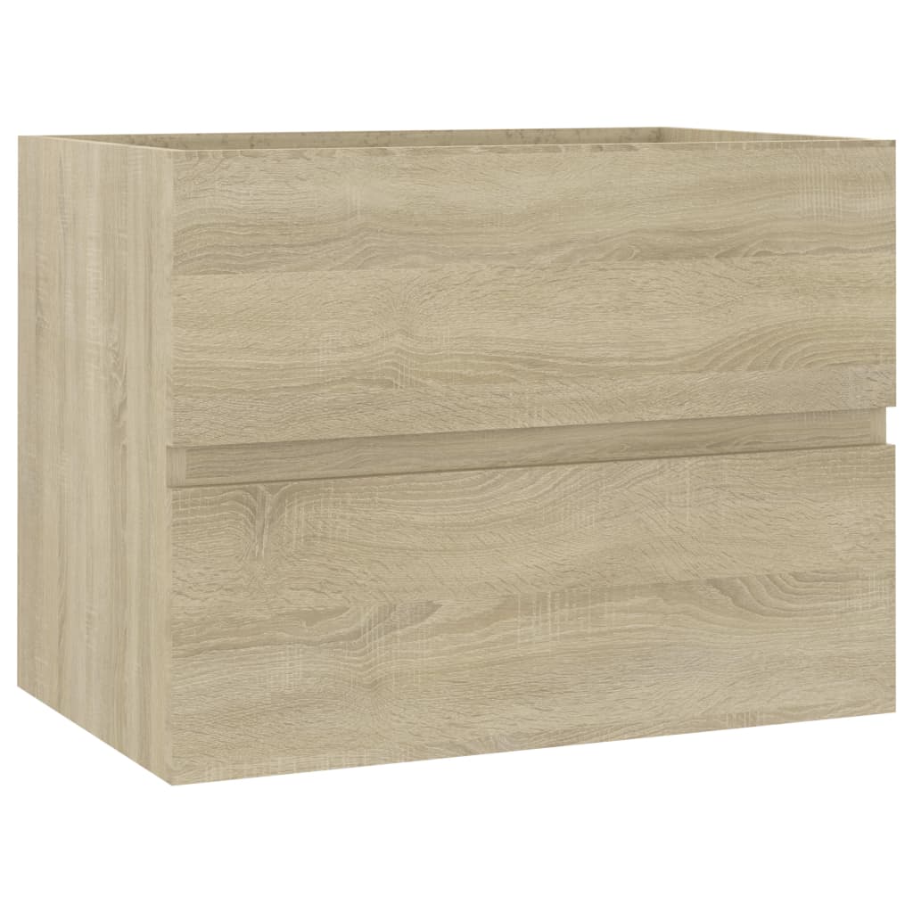 Sonoma oak washbasin cabinet 60x38.5x45cm wood material