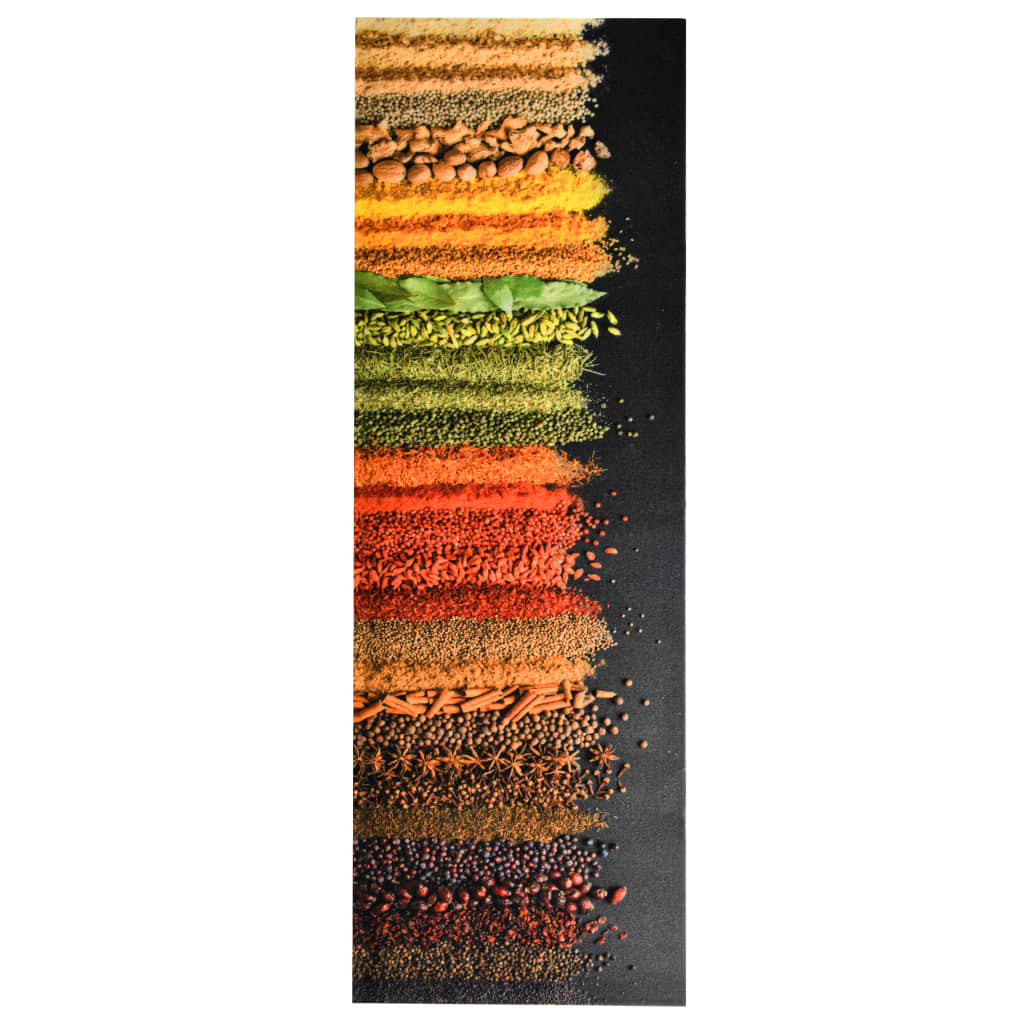 Kitchen rug washable spices 60x300 cm