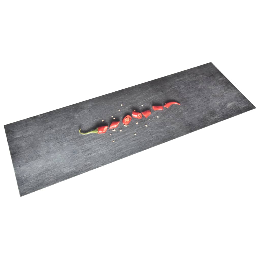 Kitchen floor mat washable pepper 60x180 cm