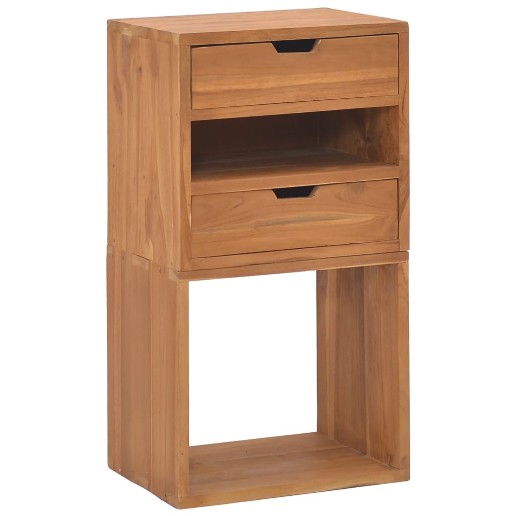 Side cabinet 40x30x76 cm solid teak wood