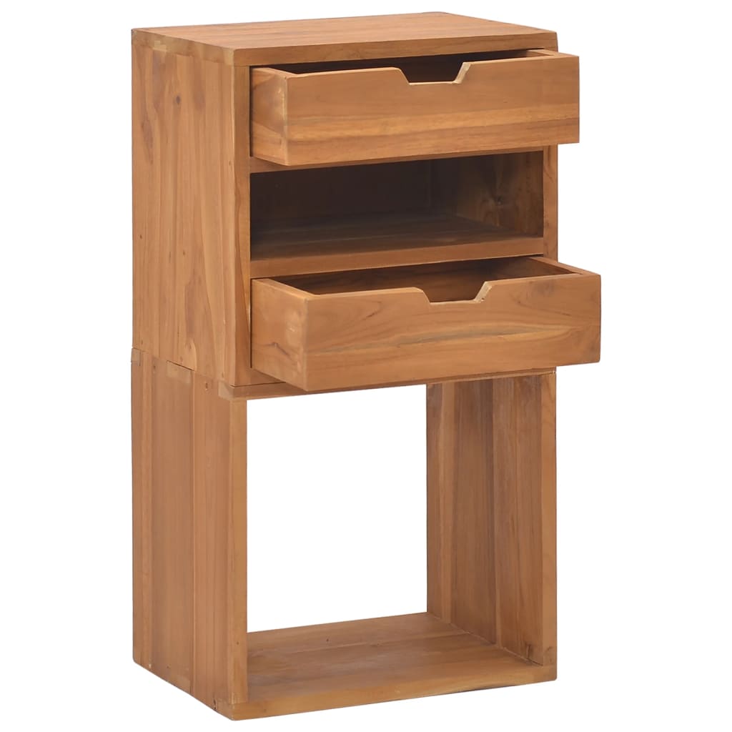 Side cabinet 40x30x76 cm solid teak wood