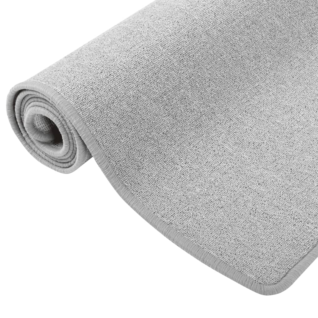Carpet runner light gray 80x250 cm
