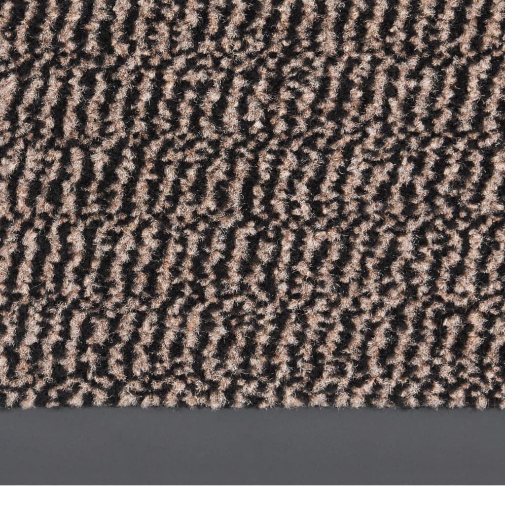 Tufted doormat 40x60 cm dark brown