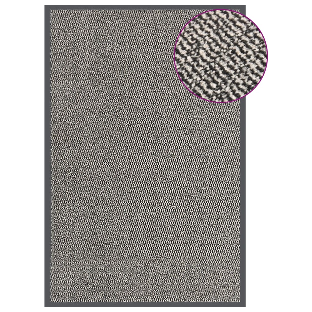 Tufted doormat 80x120 cm light brown