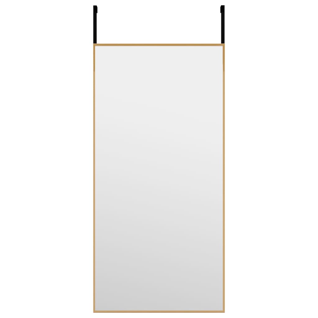 Türspiegel Golden 30x60 cm Glas und Aluminium