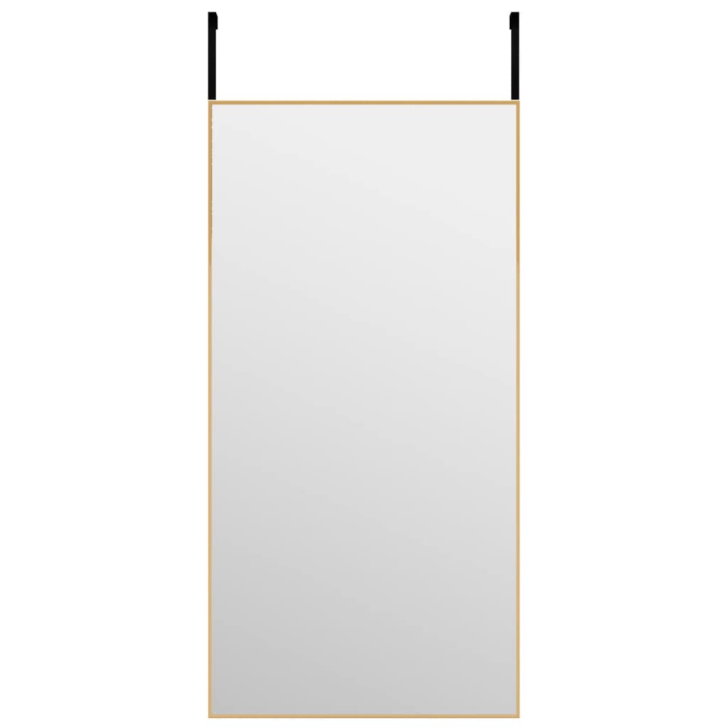 Türspiegel Golden 40x80 cm Glas und Aluminium