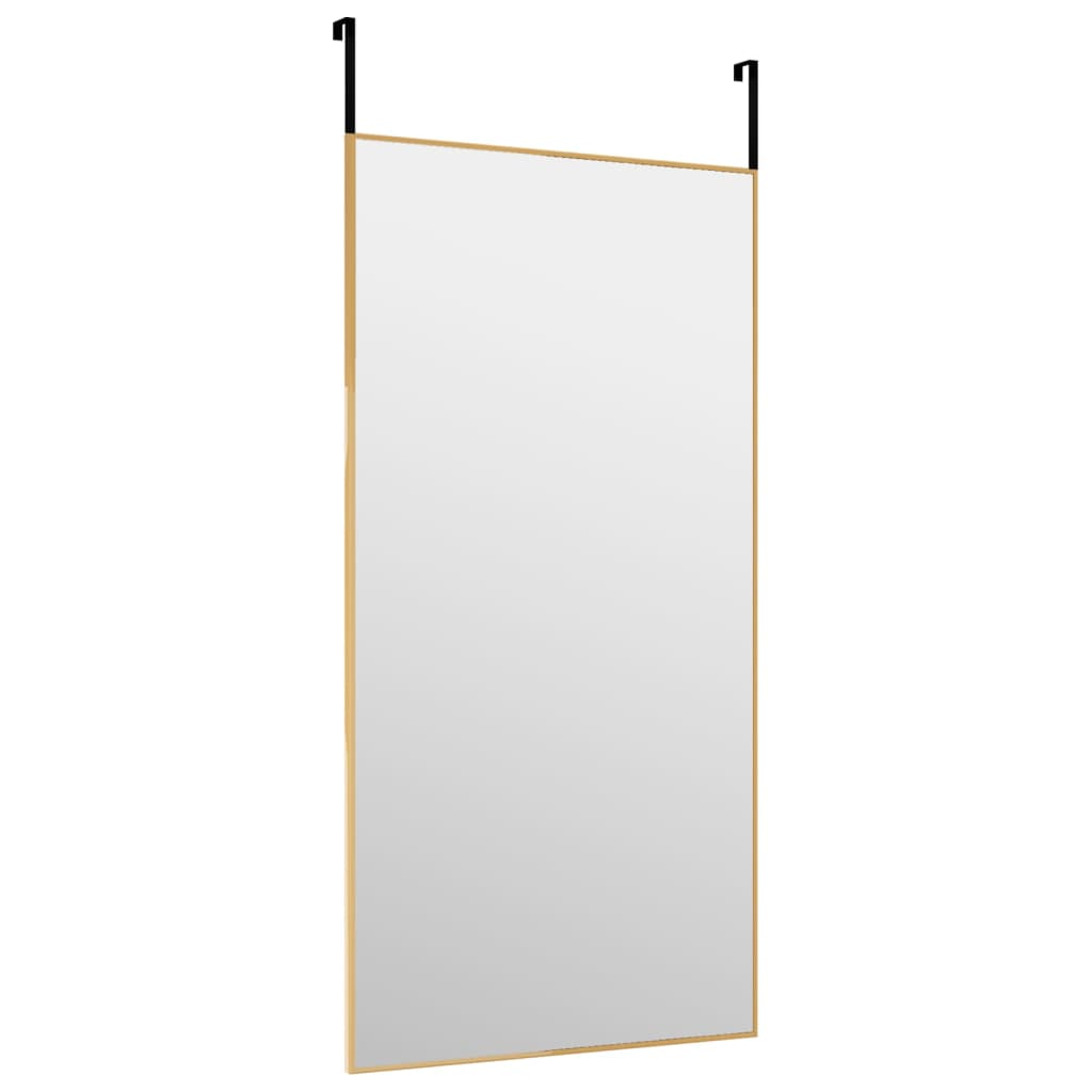 Türspiegel Golden 40x80 cm Glas und Aluminium