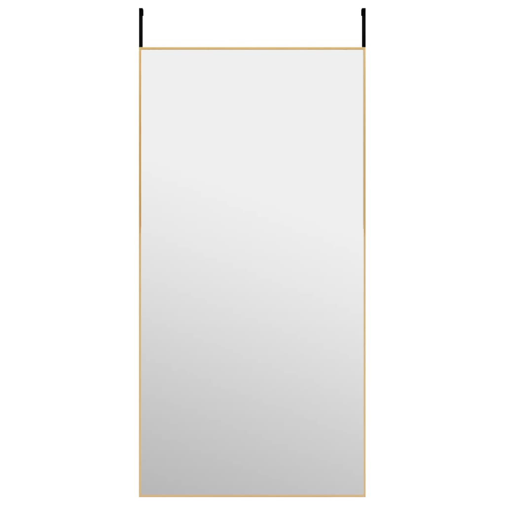 Türspiegel Golden 50x100 cm Glas und Aluminium