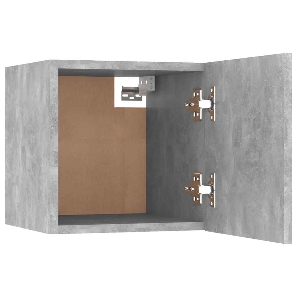 TV-Wandschrank Betongrau 30,5x30x30 cm