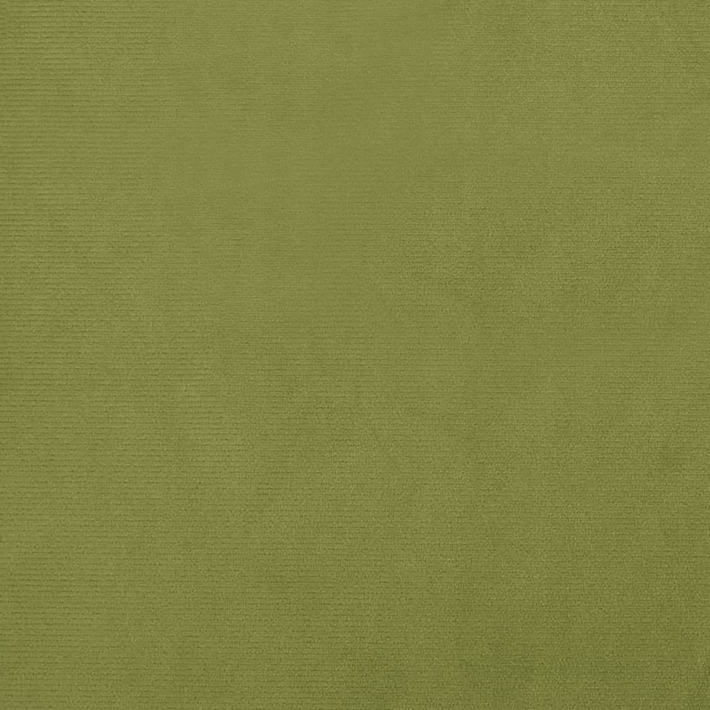 Schaukelstuhl Hellgrün Samt